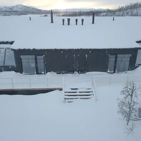 Aurora View Lapland Jacuzzi And Sky View Bedroom Lägenhet
