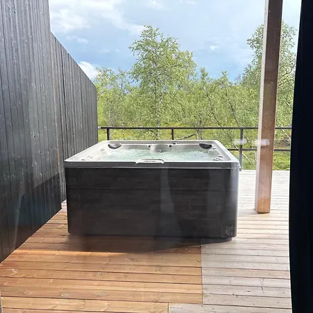 Apartman Aurora View Lapland Jacuzzi And Sky View Bedroom *