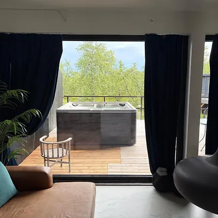 Apartman Aurora View Lapland Jacuzzi And Sky View Bedroom Kilpisjärvi
